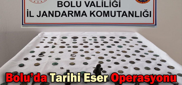 Bolu’da Tarihi Eser Operasyonu