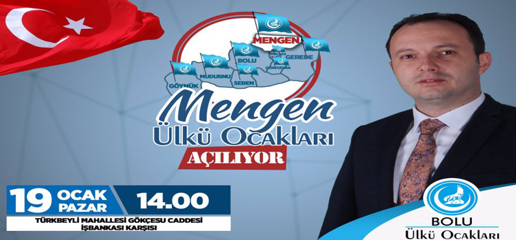 MENGEN ÜLKÜ OCAKLARI AÇILIYOR