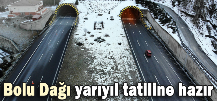 Bolu Dağı yarıyıl tatiline hazır