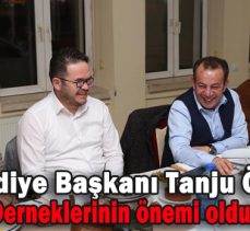 Belediye Başkanı Tanju Özcan; “Hemşeri Derneklerinin önemi oldukça büyük”