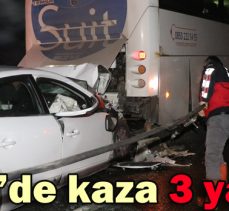 Tem’de Kaza: 3 yaralı