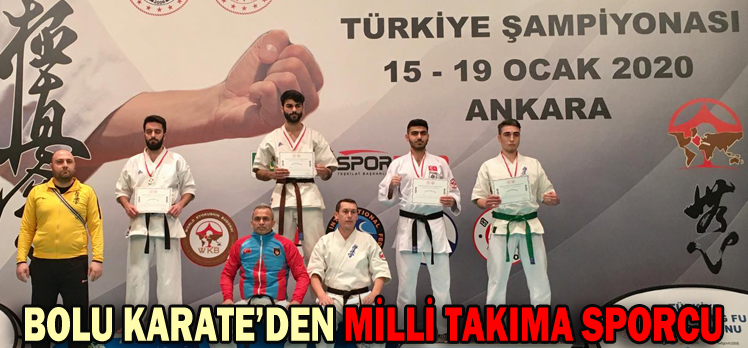 BOLU KARATE’DEN MİLLİ TAKIMA SPORCU