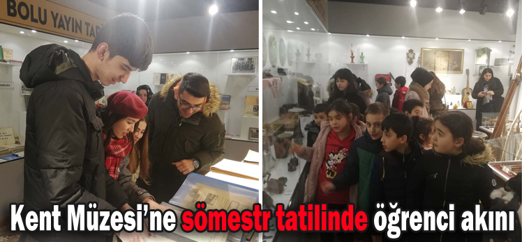 Kent Müzesi’ne sömestr tatilinde öğrenci akını