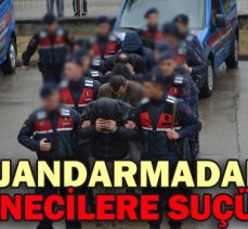 JANDARMADAN DEFİNECİLERE SUÇÜSTÜ