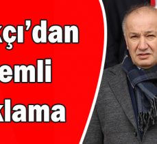 Çarıkçı’dan Önemli Açıklama