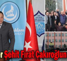 Ülkücüler Şehit Fırat Çakıroğlunu Andılar