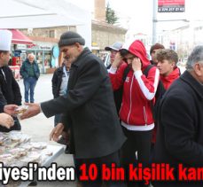 Bolu Belediyesi’nden 10 bin kişilik kandil lokması