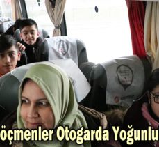 Bolu’daki Göçmenler Otogarda Yoğunluk Oluşturdu