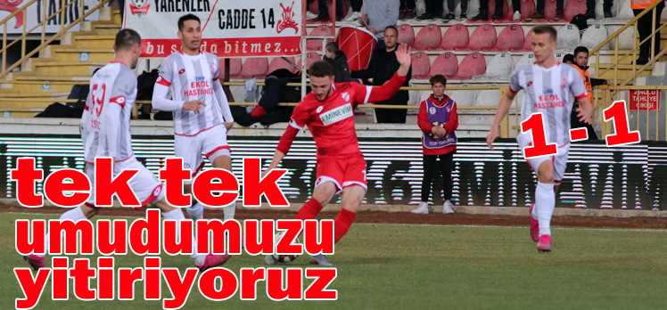 Boluspor: 1- 1 Balıkesirspor