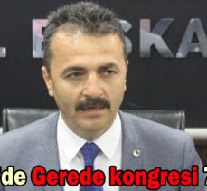 AK Parti’de Gerede kongresi 7 Mart’ta