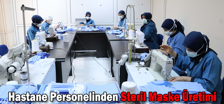 Hastane Personelinden Steril Maske Üretimi