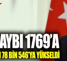 KORONADAN CAN KAYBI 1769’A YÜKSELDİ