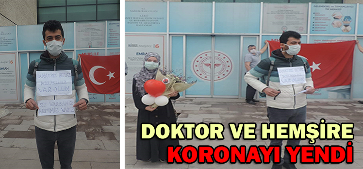 BOLU’DA DOKTOR VE HEMŞİRE KORONAYI YENDİ