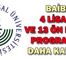 BAİBÜ, 4 lisans ve 13 ön lisans programına daha kavuştu