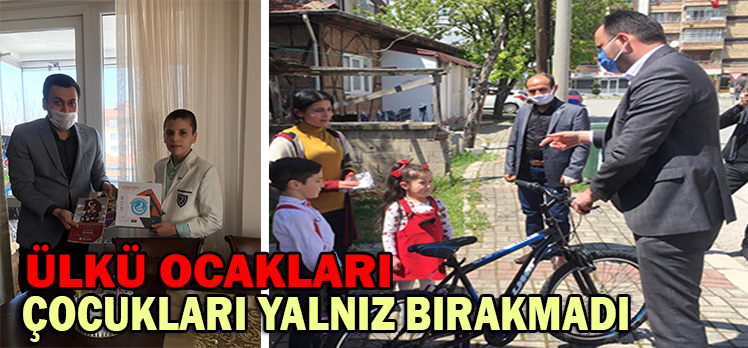 ÜLKÜ OCAKLARI ÇOCUKLARI YALNIZ BIRAKMADI