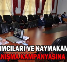 VALİ,YARDIMCILARI VE KAYMAKAMLARDAN MİLLİ DAYANIŞMA KAMPANYASINA DESTEK