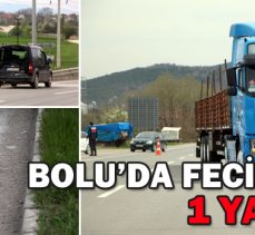 BOLU’DA FECİ KAZA: 1 YARALI