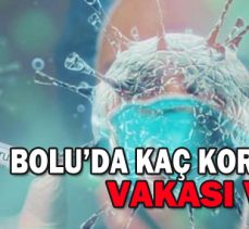 BOLU’DA KAÇ KORONA VAKASI VAR