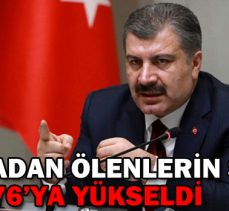 Koronadan ölenlerin sayısı 2 bin 376’ya yükseldi