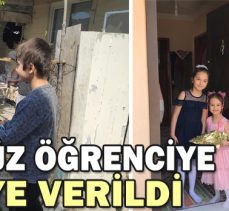 YEDİYÜZ ÖĞRENCİYE HEDİYE VERİLDİ