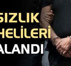 ALTI EVDEN HIRSIZLIK YAPAN ŞÜPHELİLERİ YAKALANDI