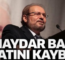 Haydar Baş, koronavirüsten hayatını kaybetti