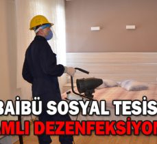 BAİBÜ SOSYAL TESİSLERİ’NDE KAPSAMLI DEZENFEKSİYON YAPILDI