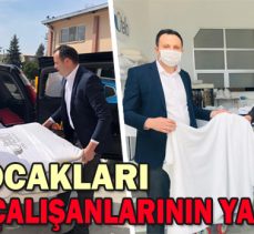 ÜLKÜ OCAKLARI SAĞLIK ÇALIŞANLARININ YANINDA