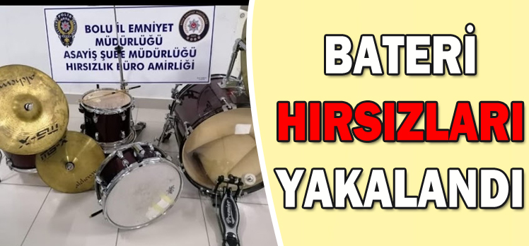 BATERİ HIRSIZLARI YAKALANDI