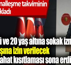 Cumhurbaşkanı Erdoğan, kademeli normalleşme sürecinin ayrıntılarını açıkladı