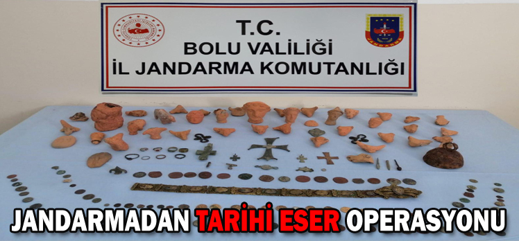 JANDARMADAN TARİHİ ESER OPERASYONU