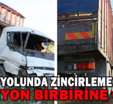 MUDURNU YOLUNDA ZİNCİRLEME KAZA