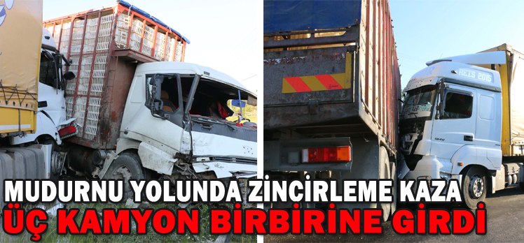 MUDURNU YOLUNDA ZİNCİRLEME KAZA