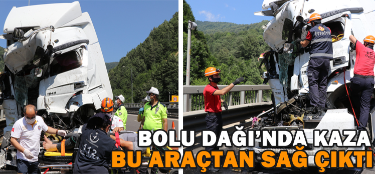 BOLU DAĞI’NDA KAZA