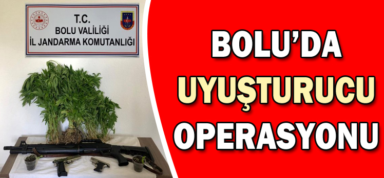 BOLU’DA UYUŞTURUCU OPERASYONU