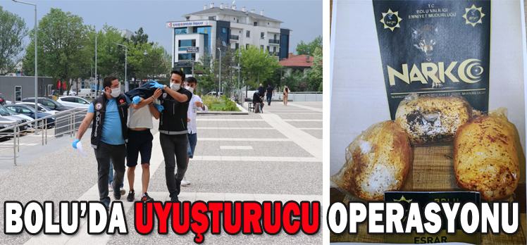 BOLU’DA UYUŞTURUCU OPERASYONU