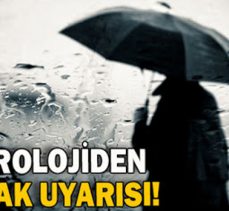 Meteorolojiden sağanak uyarısı