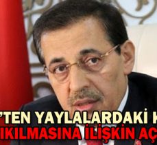 VALİ ÜMİT’TEN YAYLALARDAKİ KAÇAK ÇİTLERİN YIKILMASINA İLİŞKİN AÇIKLAMA