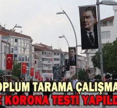 BOLU’DA TOPLUM TARAMA ÇALIŞMASIYLA 707 KİŞİYE KORONA TESTİ YAPILDI