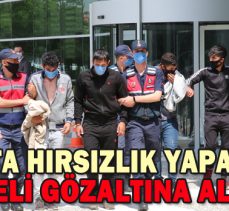 İNŞAATTA HIRSIZLIK YAPAN 4 ŞÜPHELİ GÖZALTINA ALINDI