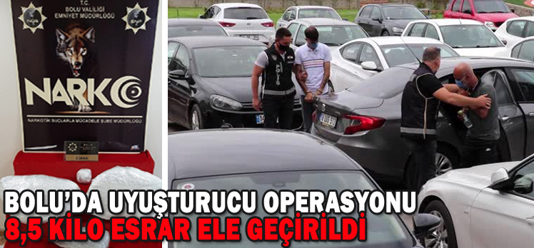 BOLU’DA UYUŞTURUCU OPERASYONU