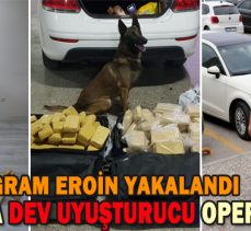 BOLU’DA DEV UYUŞTURUCU OPERASYONU