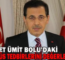 VALİ AHMET ÜMİT BOLU’DAKİ KORONAVİRÜS TEDBİRLERİNİ DEĞERLENDİRDİ