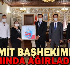 Vali Ümit Başhekimleri Makamında Ağırladı