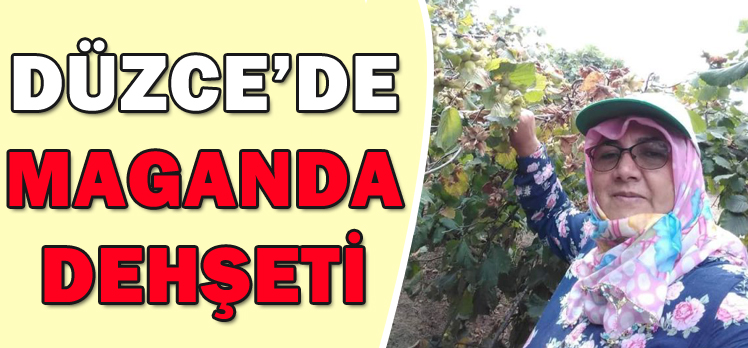 DÜZCE’DE MAGANDA DEHŞETİ