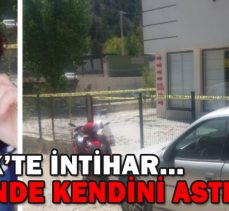 GÖYNÜK’TE İNTİHAR…