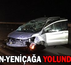 MENGEN-YENİÇAĞA YOLUNDA KAZA