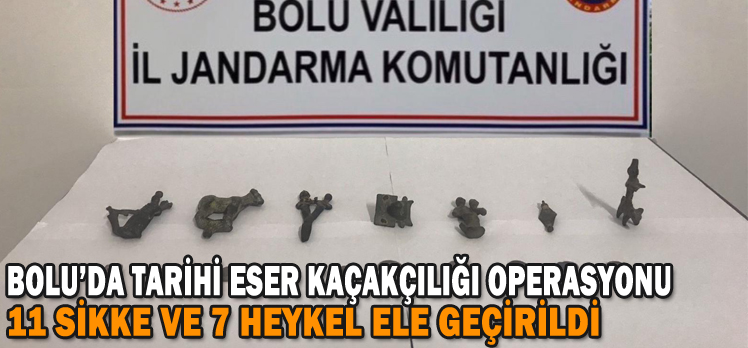 BOLU’DA TARİHİ ESER KAÇAKÇILIĞI OPERASYONU