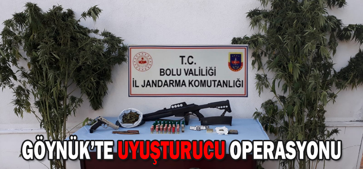 GÖYNÜK’TE UYUŞTURUCU OPERASYONU