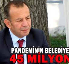 BOLU BELEDİYESİNE PANDEMİNİN MALİYETİ 45 MİLYON